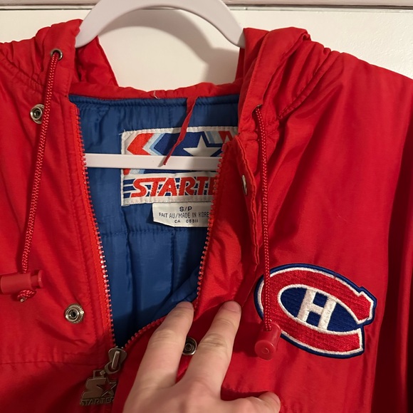 Montreal Canadiens Starter Jacket, Small VINTAGE 1980s - Picture 3 of 5
